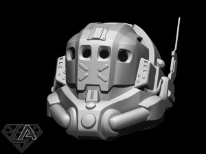 titanfall 2 pilot sci fi helmet 3D-Druckmodell