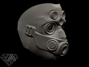 titanfall 2 pilot sci fi mask 3D Print Model