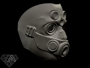 titanfall 2 pilot sci fi mask 3D Print Model
