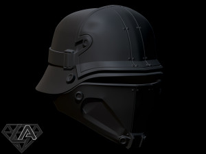 wolfenstein kommando helmet 3d print model Modelo de Impressão 3D