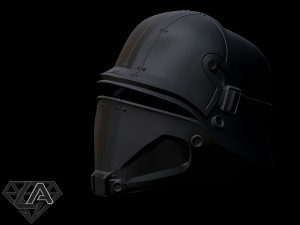 wolfenstein kommando helmet 3d print model Modelo de Impressão 3D