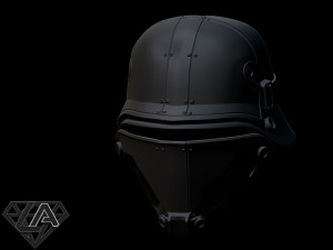 wolfenstein kommando helmet 3d print model Modelo de Impressão 3D