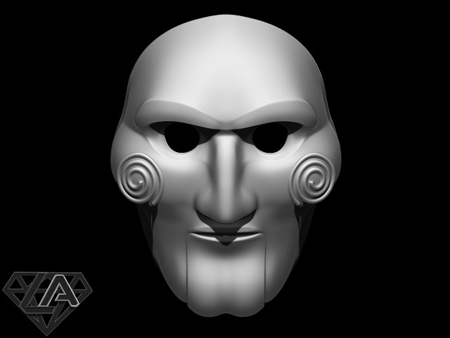 saw mask 3d print model 3D Принт Модель .c4d .max .obj .3ds .fbx .stl .blend 