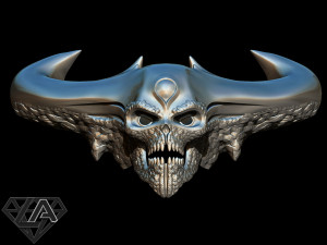mk shinnok boss helmet 3d print model 3D Print Model