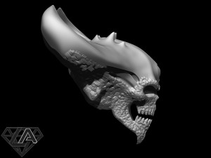 mk shinnok boss helmet 3d print model 3D Print Model