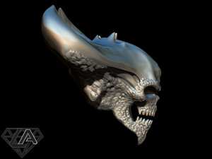 mk shinnok boss helmet 3d print model 3D Print Model