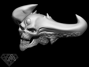 mk shinnok boss helmet 3d print model 3D Print Model