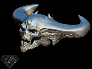 mk shinnok boss helmet 3d print model 3D Print Model