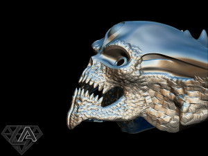 mk shinnok boss helmet 3d print model 3D Print Model