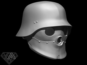 wolfenstein blackguard helmet 3d print model 3D Print Model