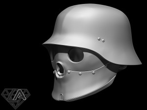wolfenstein blackguard helmet 3d print model 3D Print Model