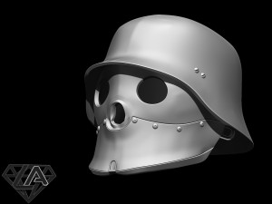 wolfenstein blackguard helmet 3d print model 3D Print Model