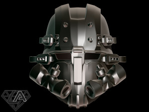 wolfenstein custom helmet 3d print model Modelo de impresión 3D