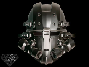 wolfenstein custom helmet 3d print model 3D Print Model