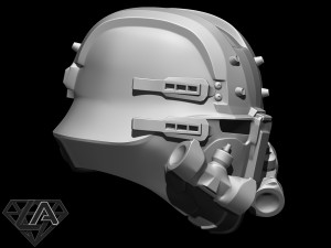 wolfenstein custom helmet 3d print model Modelo de impresión 3D