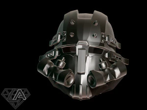 wolfenstein custom helmet 3d print model 3D Print Model