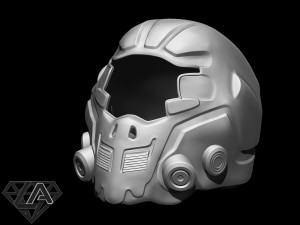 sci-fi guardian custom helmet 3d print model 3D Print Model