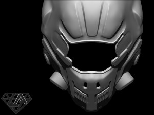 sci-fi guardian custom helmet 3d print model 3D Print Model