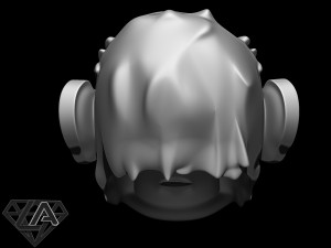 monkey pogo helmet 3d print model 3D-Druckmodell