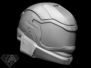 halo reachgnir custom helmet 3d print model 3D 프린트 모델