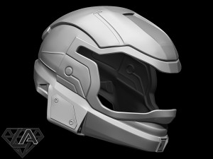 halo reachgnir custom helmet 3d print model 3D 프린트 모델