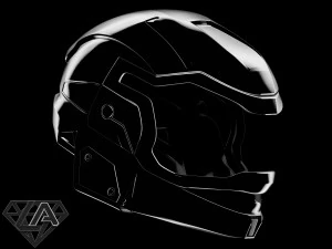halo reachgnir custom helmet 3d print model 3D Print Model