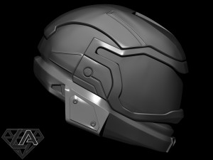 halo reachgnir custom helmet 3d print model 3D 프린트 모델