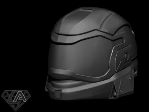 halo reachgnir custom helmet 3d print model 3D Print Model