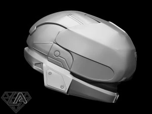 halo reachgnir custom helmet 3d print model 3D Print Model