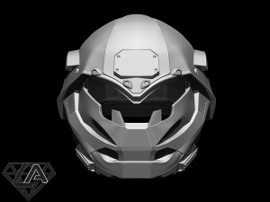 special tactical helmet 3d print model Modelo de Impressão 3D