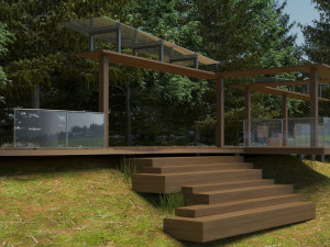 observation deck Modelo 3D