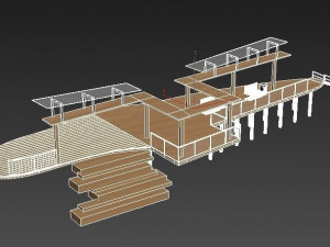 observation deck Modelo 3D