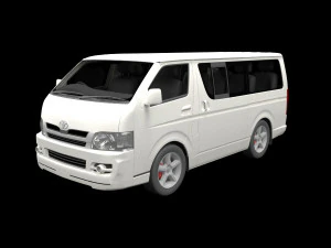 Toyota hiace 2013 3D Model