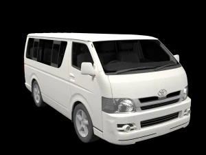 Toyota hiace 2013 3D Model