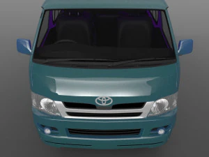Toyota hiace 2013 3D Model in Van and Minivan 348914 | 3DExport