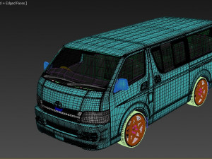Toyota hiace 2013 3D Модель