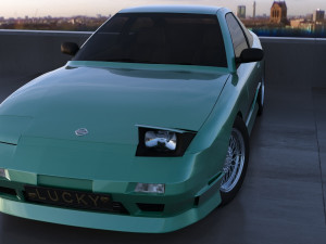 nissan 180sx jdm custom Modello 3D