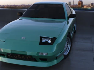 nissan 180sx jdm custom 3D Model