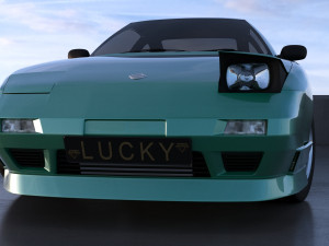 nissan 180sx jdm custom Modello 3D
