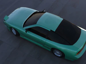 nissan 180sx jdm custom 3D Model