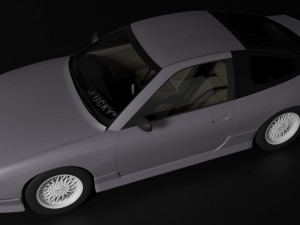 nissan 180sx jdm custom Modello 3D