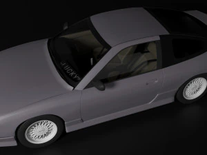 nissan 180sx jdm custom 3D Model