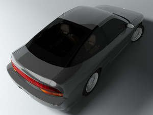 nissan 180sx jdm custom Modello 3D
