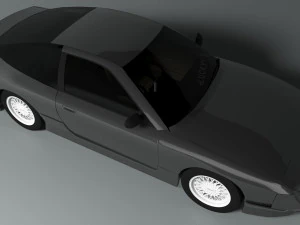nissan 180sx jdm custom 3D Model