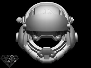 TitanFall Valkyrie Pilot helmet 3D print model 3D-Druckmodell