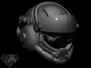 TitanFall Valkyrie Pilot helmet 3D print model Model do druku 3D