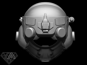 TitanFall Valkyrie Pilot helmet 3D print model Model do druku 3D