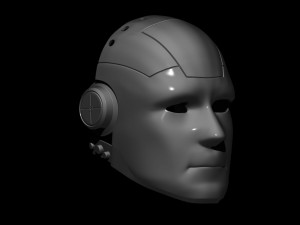 Robot crash dummy helmet 3D Print Model