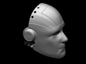 Robot crash dummy helmet 3D Print Model