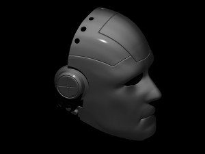 Robot crash dummy helmet 3D Print Model